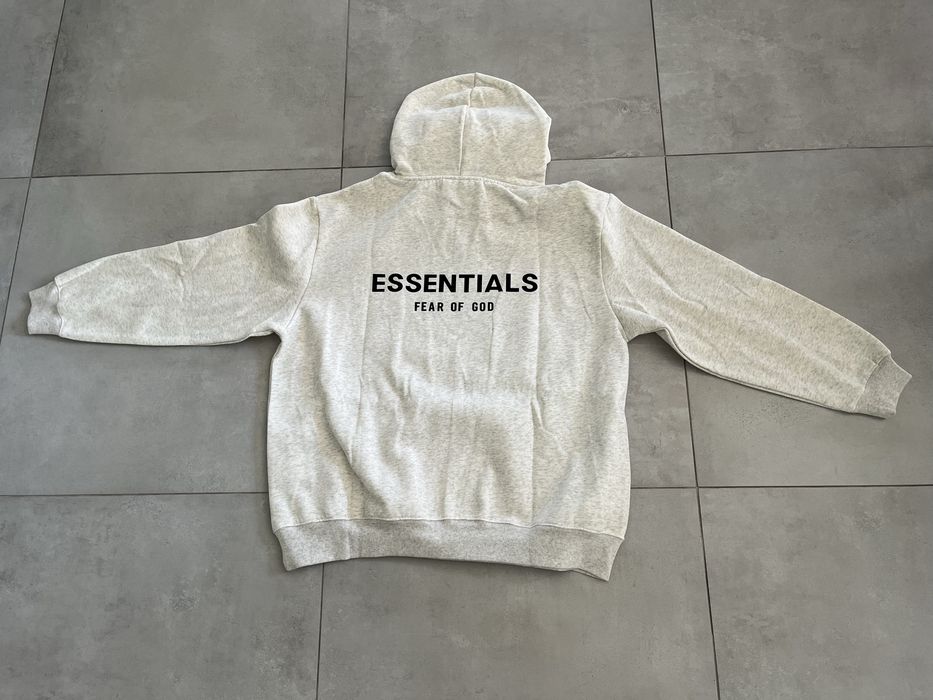 Fear of God Essentials hoodie jasny szary M
