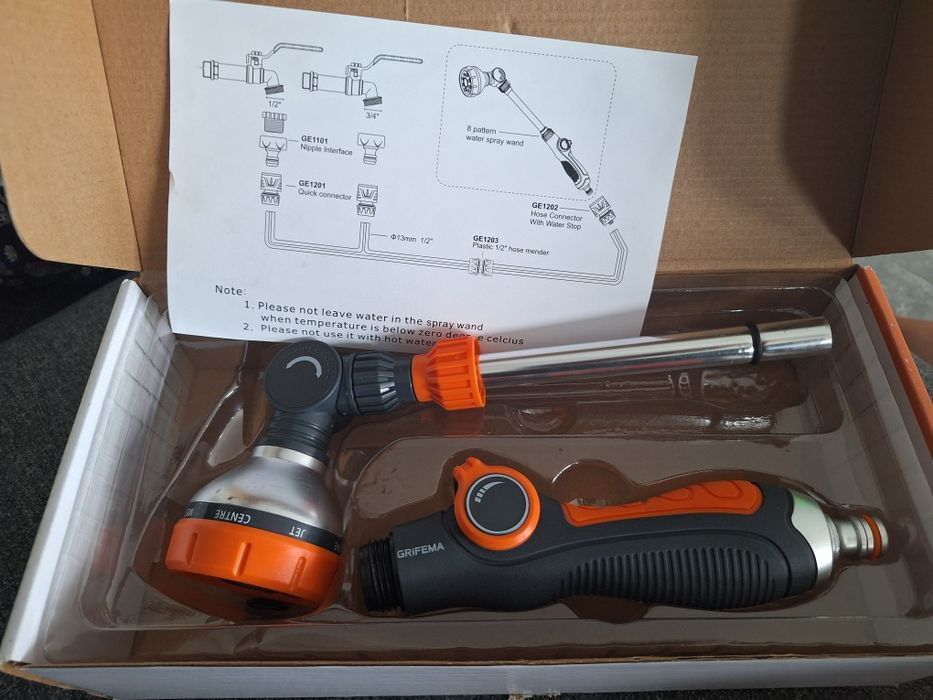 Nowy Pistolet do podlewania Grifema GE1305