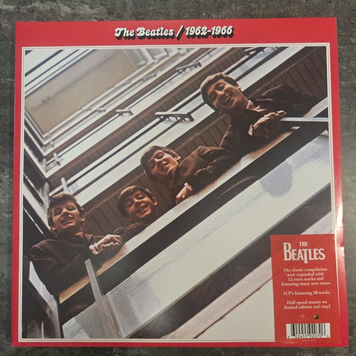 The Beatles 62-66 wydanie 2023 kolor RED nowe!