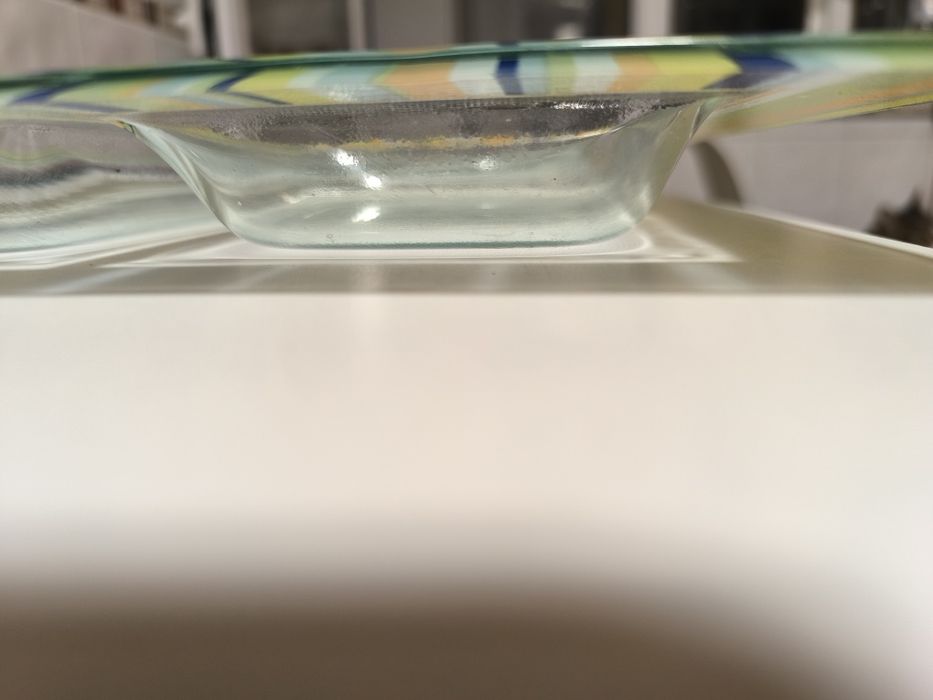 Tabuleiro de vidro para petiscos