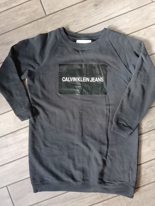Bluza Calvin Klein, tunika Calvin Klein, r. S