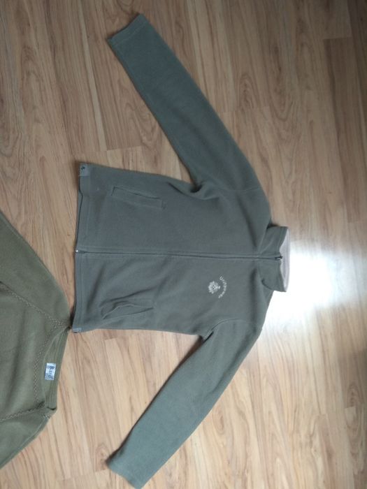 Bluza khaki na suwak