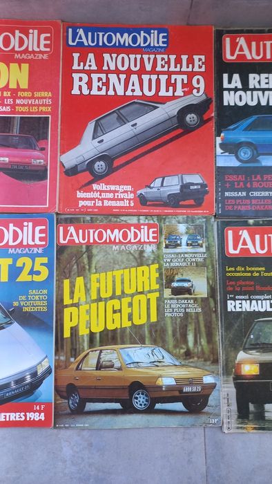 Revistas L'automobile antigas