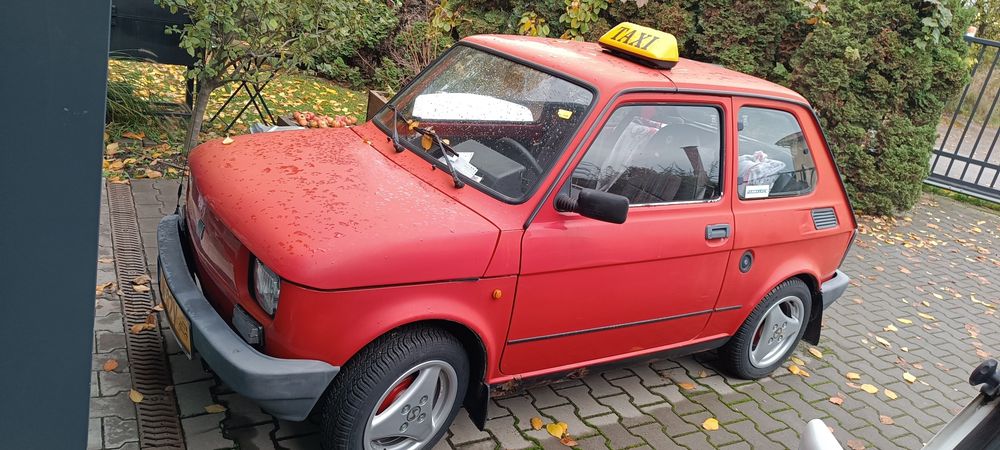 Fiat 126p kogut taxi maluch podświetlany
