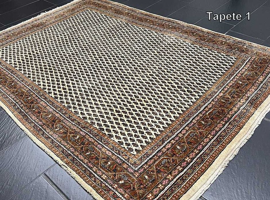 Conjunto de 2 tapetes Persas SAROUGH MIR - Lã s/Algod. - 238cm x 168cm