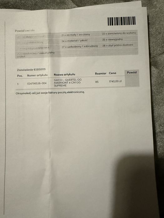Pasek Gucci oryginał