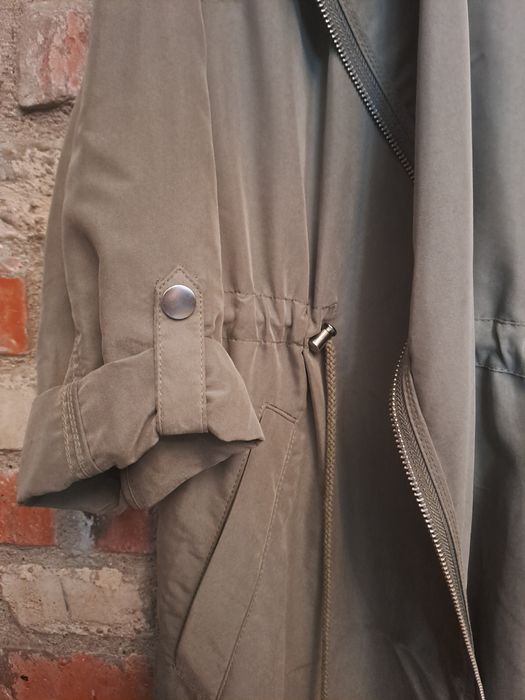 Narzutka parka kurtka khaki 38 M h&m