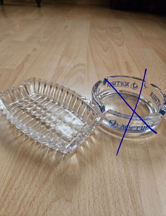 Пепельница стекло