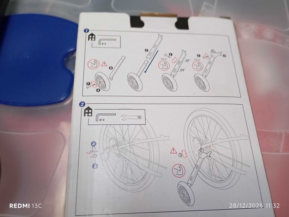 Rodas de apoio para bicicleta436767642784245762