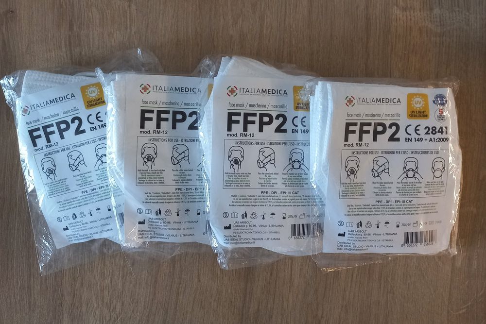 Maska filtrującą medyczna FFP2(5opak.×5szt)
