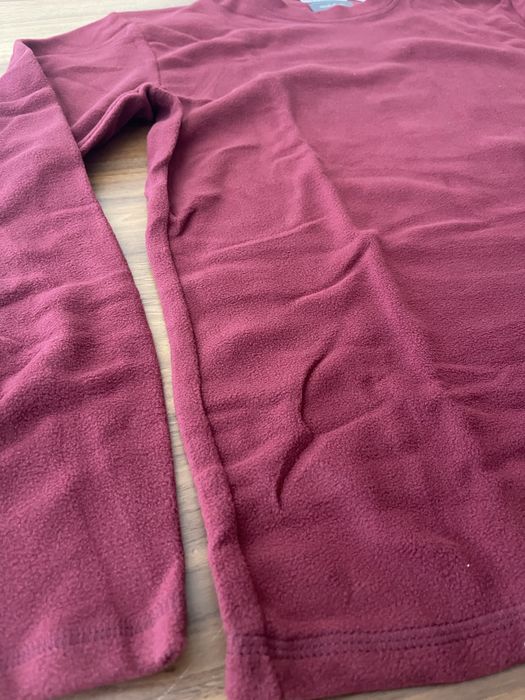 Camisola polar com gola redonda vermelha Modalfa