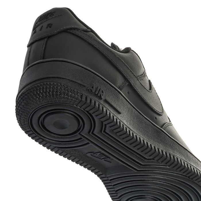 Мужские кроссовки Nike Air Force 1 Black Premium. Размеры 41-45