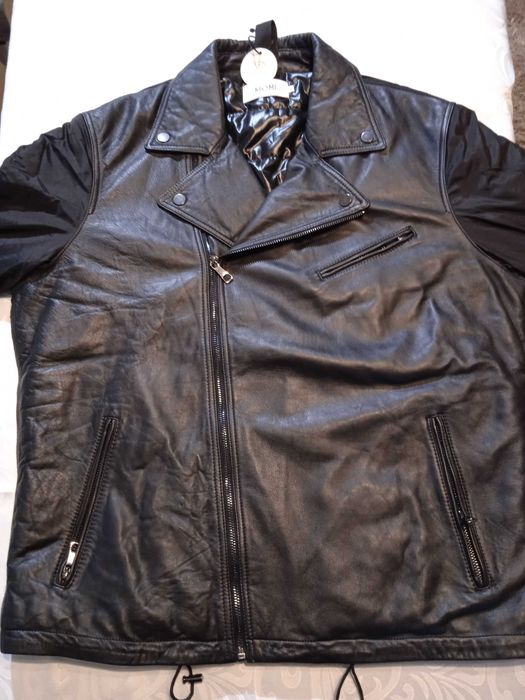 Kiomi Ramoneska/Kurtka ocieplana skórzana Nowa Rozm XL