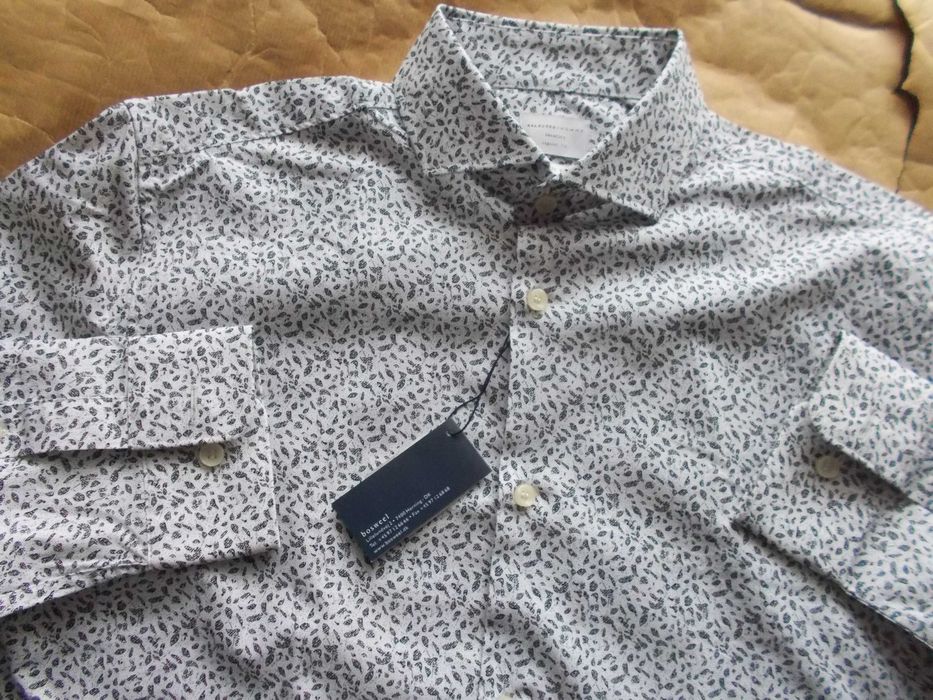 -M- SELECTED HOMME Designerska Nowa Koszula Męska M 40 cm Dania