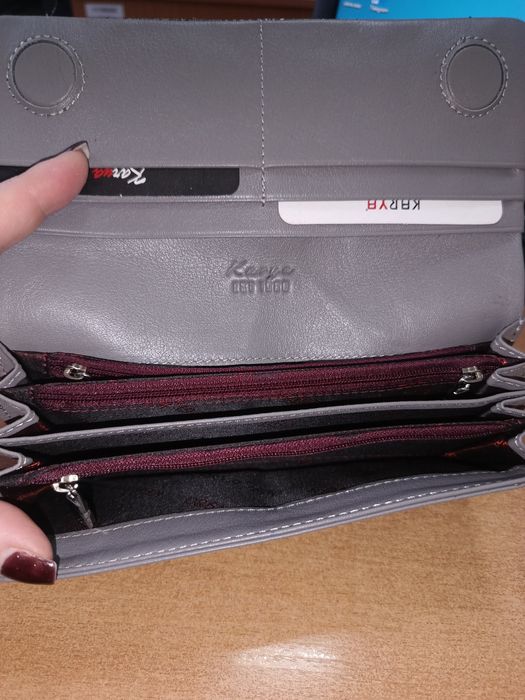 Продам новий шкіряний гаманець турецького бренду Karya.