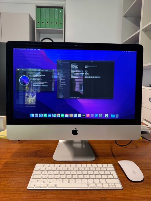 Zestaw iMac z końca 2015 roku +  Magic Keyboard, Magic Mouse