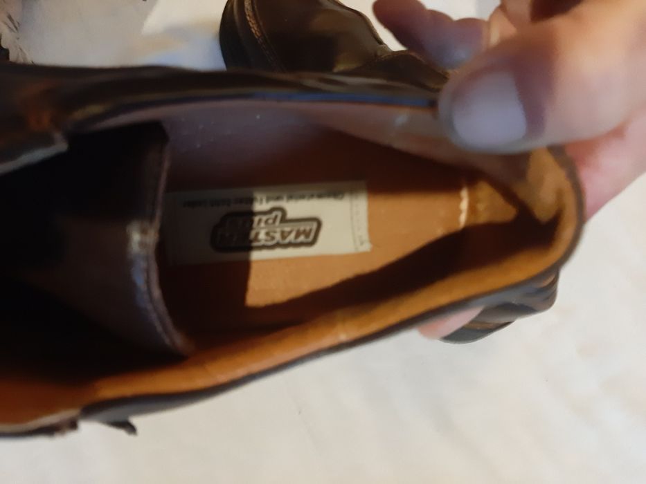 Mokasyny masywne  brązowe  MASTER plus