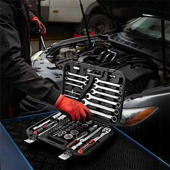 Набор инструмента ключів головок 82од, Cr-V STORM INTERTOOL ET-8082