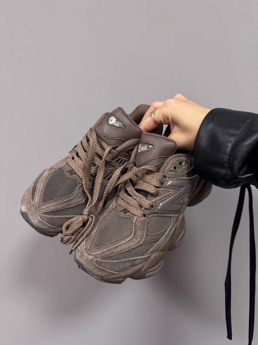 New Balance 9060 Chocolate Brown 36-45 нью беленс шоколадні