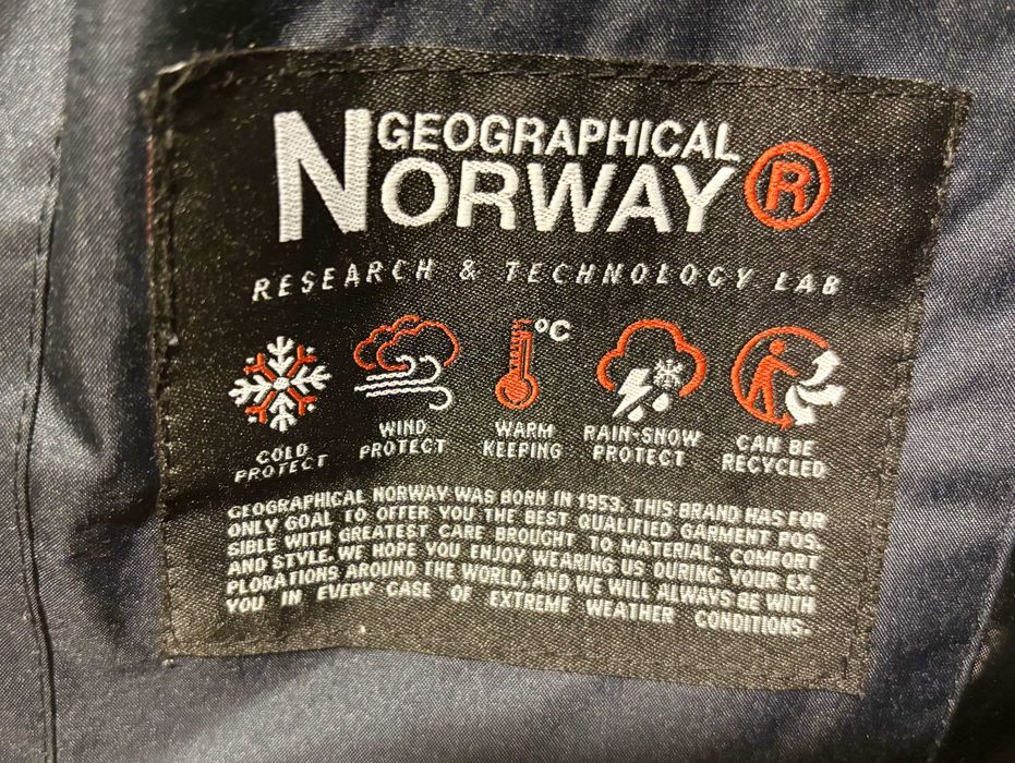 Geographical Norway | Parka | Navy | XXL - bdb. stan - używana !!