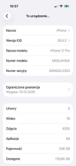 Iphone 17 pro sprzedam