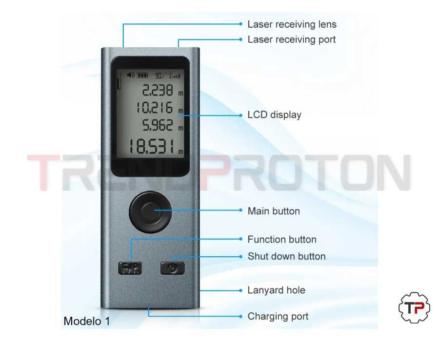 Medidores de Distancia/Áreas / Volumes com Laser