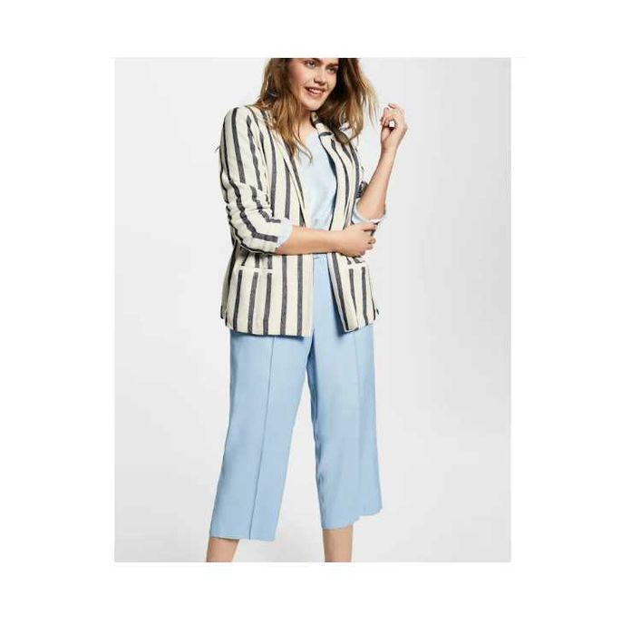 Nowe spodnie Mango Violeta 44 XXL 46 3XL kuloty cullotes szerokie