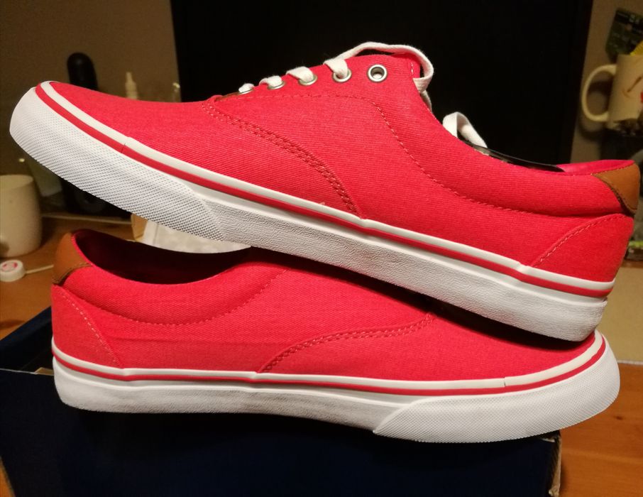 Nowe Buty Polo Ralph Lauren - Thorton roz 42 czerwone - UNIKAT