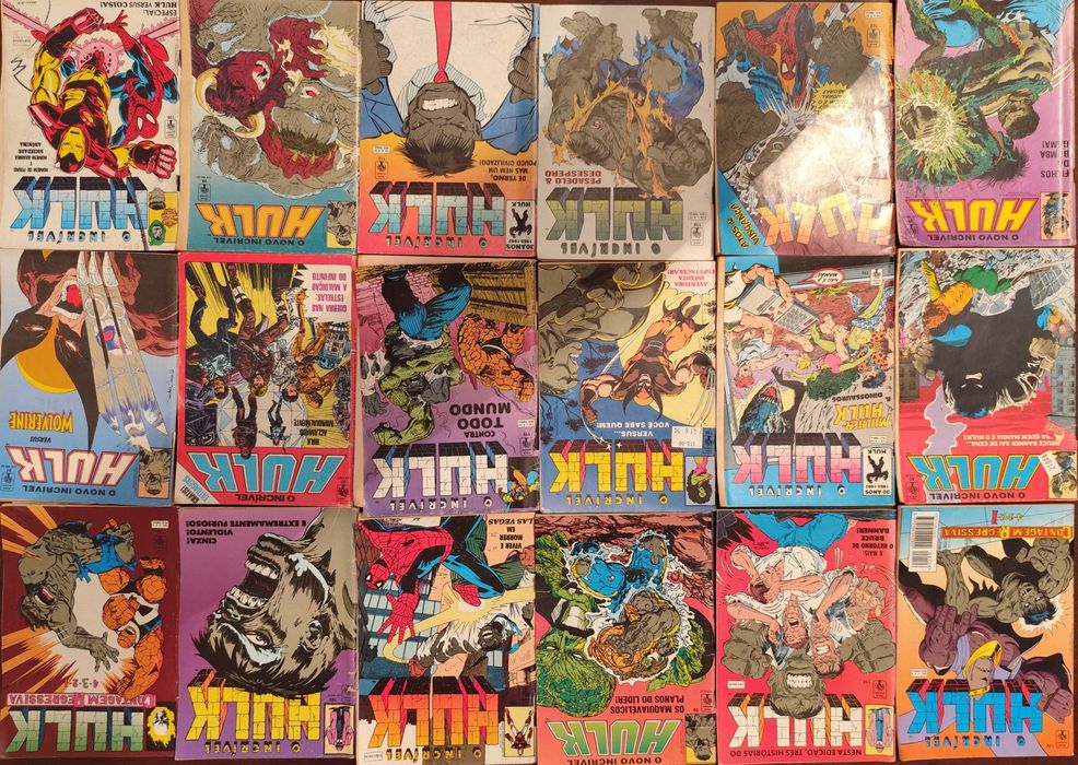 40 Revistas incrível hulk