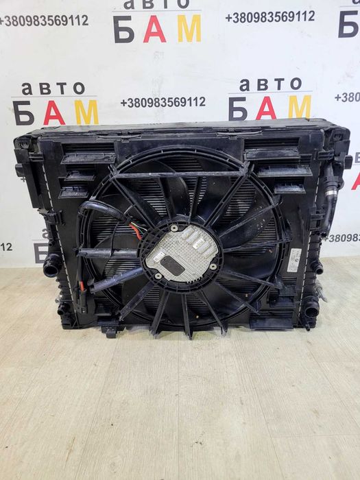 BMW 5 G30 7 G12 540 740 3.0 B58 Б58 Америка Європа Радіатор інтеркулер Радиатор охлождения охолодження касета вентилятор EU USA
