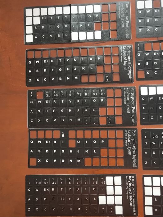 Incomplete - Self-Adhesive Black Keys in Portuguese for Keyboard64739700549250122