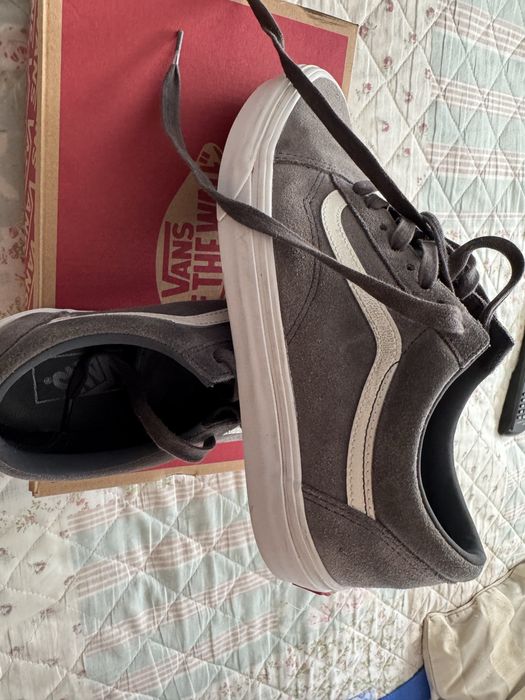 Vans cinzentas tamanho 40 em caixa excelente estado