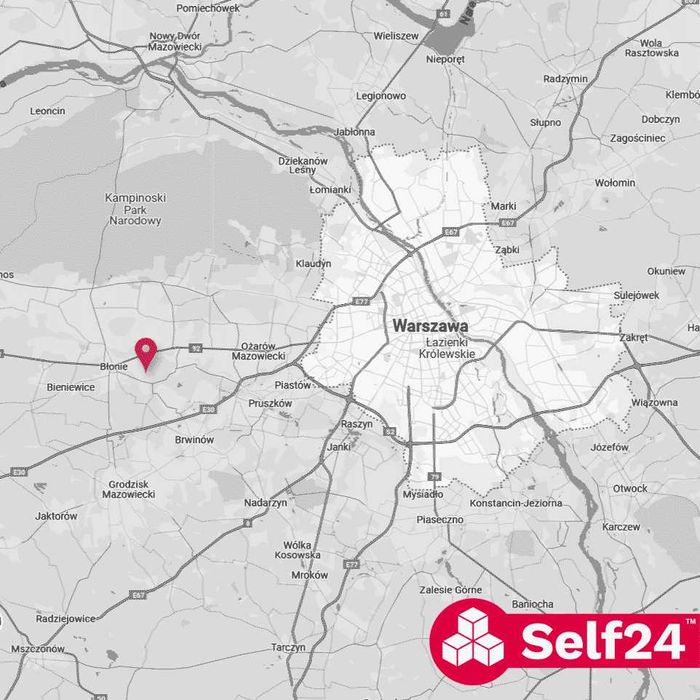 Magazyn Samoobsługowy Self Storage Warszawa Zachód Błonie A2 DK92 FV