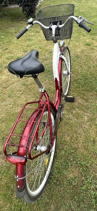 ARKUS - Rower turystyczny DELTA Miss 28 Biało-czerwony