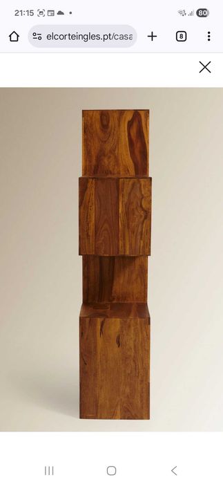 Estante madeira do corte inglês