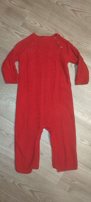 Ромпер человечек флисовий вязаный next 92- 98
