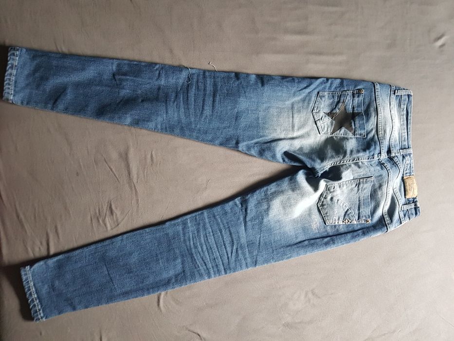 Spodnie Maryley włoskie z naszywkami