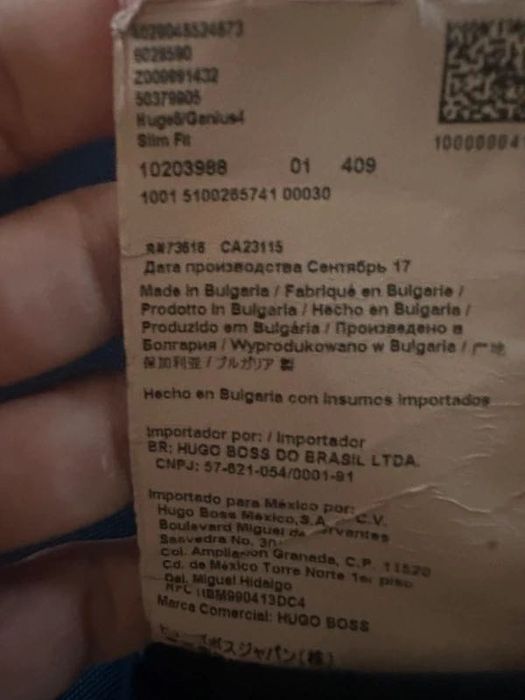 Hugo Boss garnitur rozmiar 48/M raz założony Warszawa Wilanów • OLX.pl
