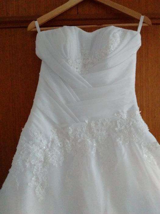 Piękna Suknia Ślubna 36 - Biała