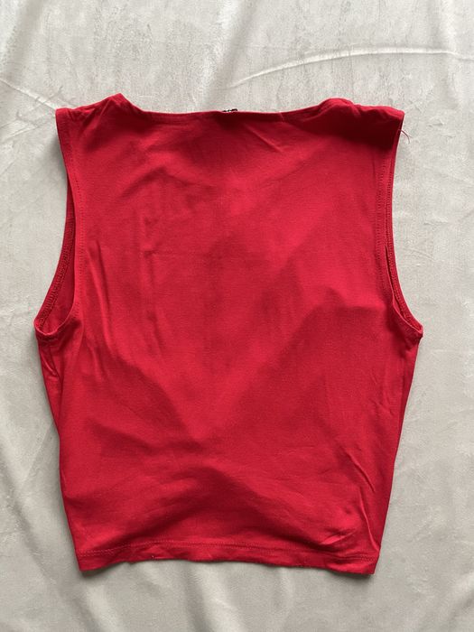 Czerwony top H&M