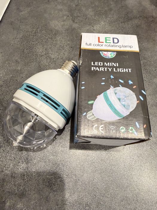 Żarówka LED mini party light disco E27 obrotowa