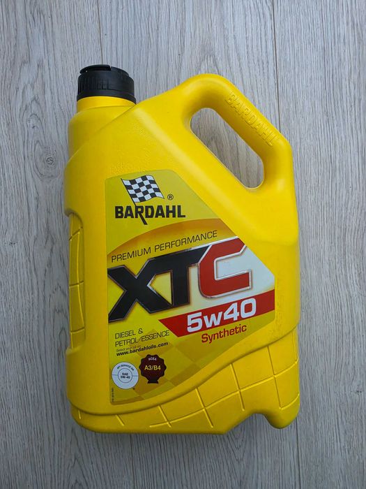 Масло моторное Бардаль XTC 5w40 Synthetic DIESEL & PETROL ESSENCE ACEA PISERVICES A3/B4 A 5W-40