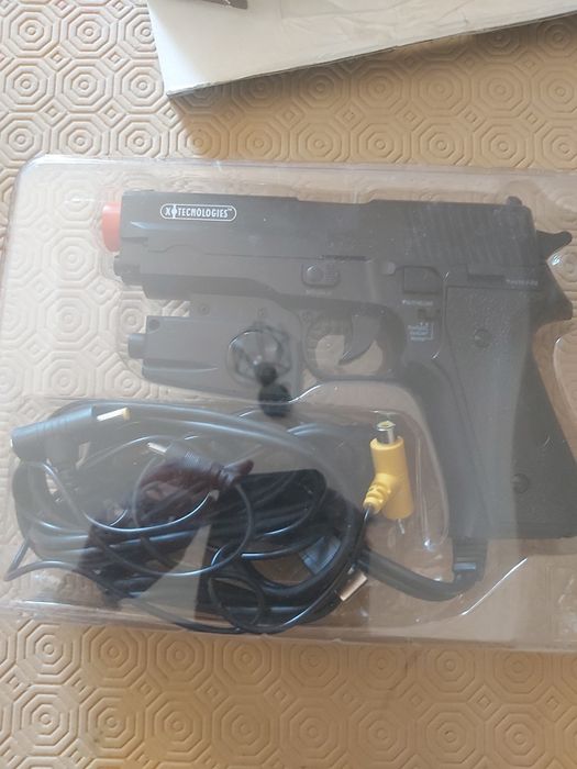 Pistola PS2 ou PS1 Virtual Gun Tec 907
