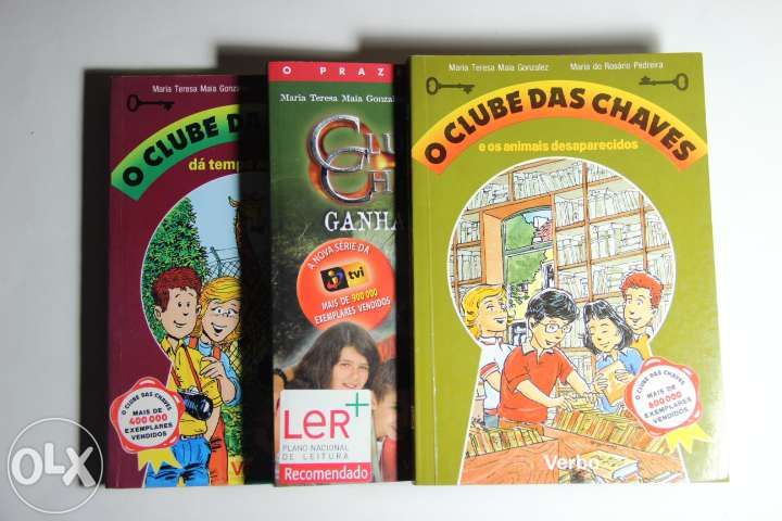 Livros da Coleção "Clube das Chaves" Maria Teresa Maia Gonzalez