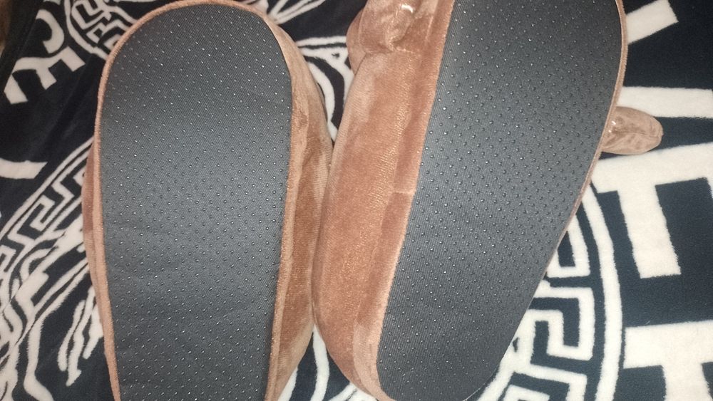 Новогодние тёплые тапки Пряники