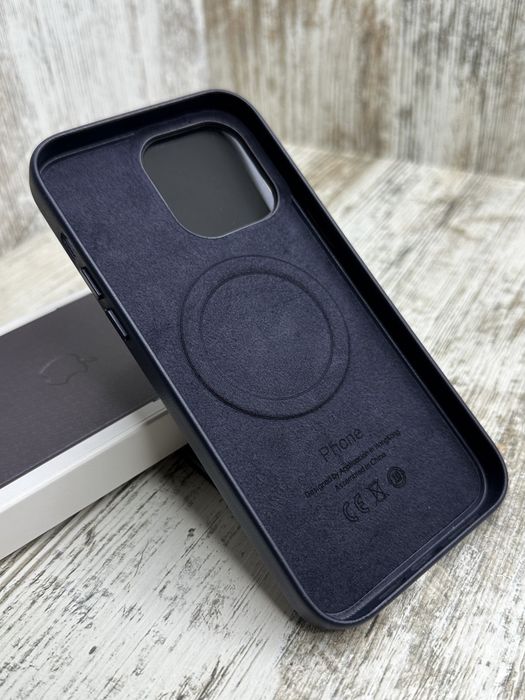 Чехол Leather Case MagSafe на iPhone 14 Pro Max/ 14 Pro/ 14 чохол