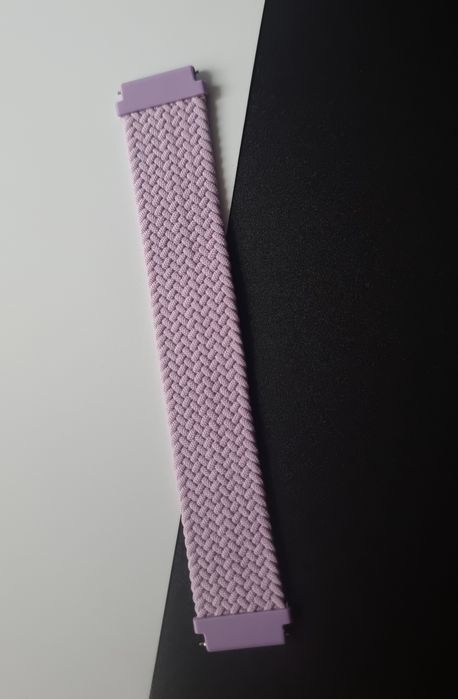 Pasek plecionego materiału 20 mm do zegarka Samsung, Huawei, Amazfit,