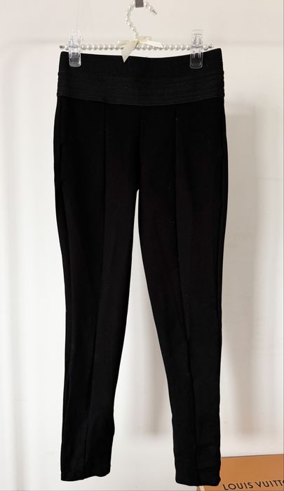 Zara eleganckie legginsy czarne S