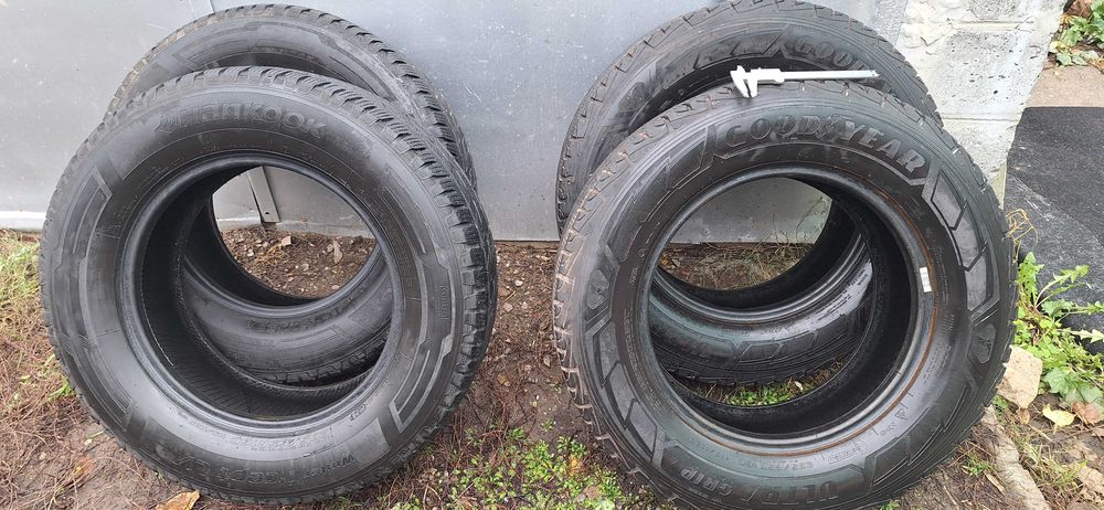4 шины Зима GoodYear и Hankook 235/65/R16C