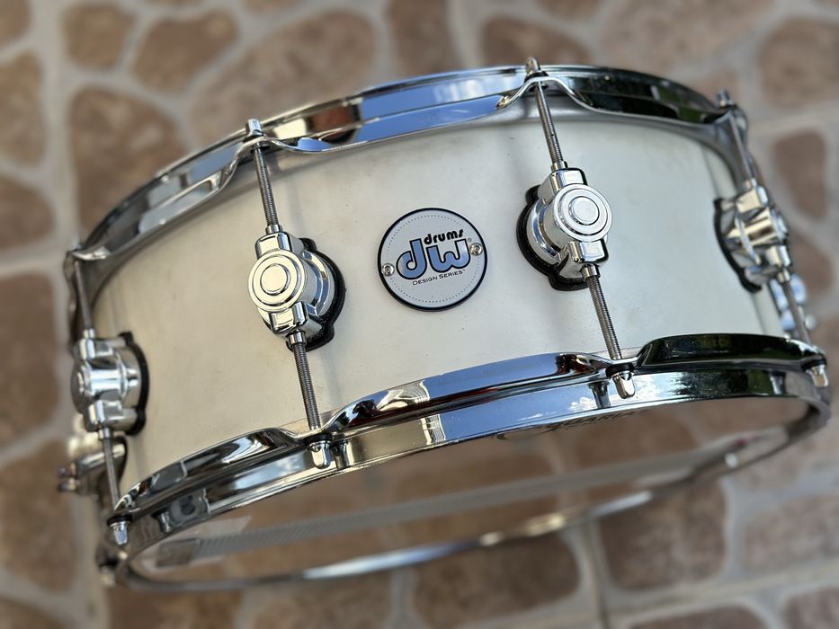 ++ Werbel DW Design 14x5.5 Maple Klon - SATIN WHITE - Perkusja ++
